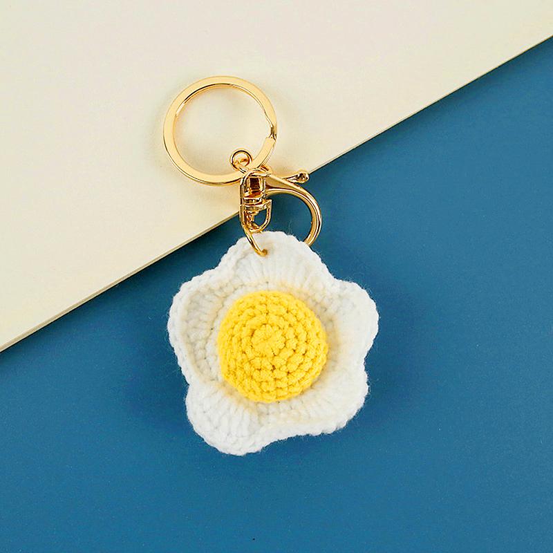 Frauen Schlüsselanhänger Mädchen Niedlich Handgemacht Gestrickt Anhänger Schlüsselringe Rucksack Anhänger Gehäkelt Schlüsselhalter Ornamente Taschen Dekorationen
