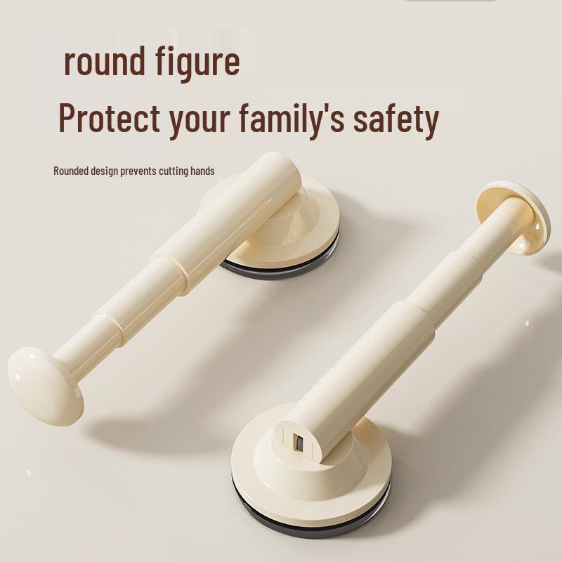 No-Drill Wall-Mounted Suction Cup Clothes Drying and Storage Rack