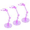 10PCS Action Figure Stand Plastic Translucent Doll Model Support Display Holder Base for 6 Inch