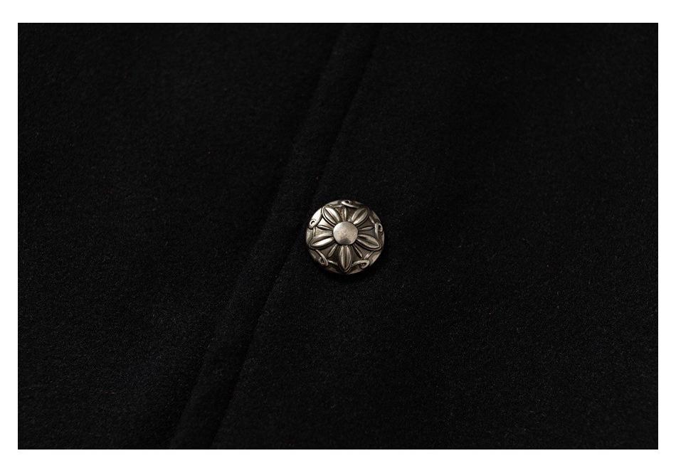 Restarall Unisex Retro Patchwork Wool Blend Baseball Jacket RW030