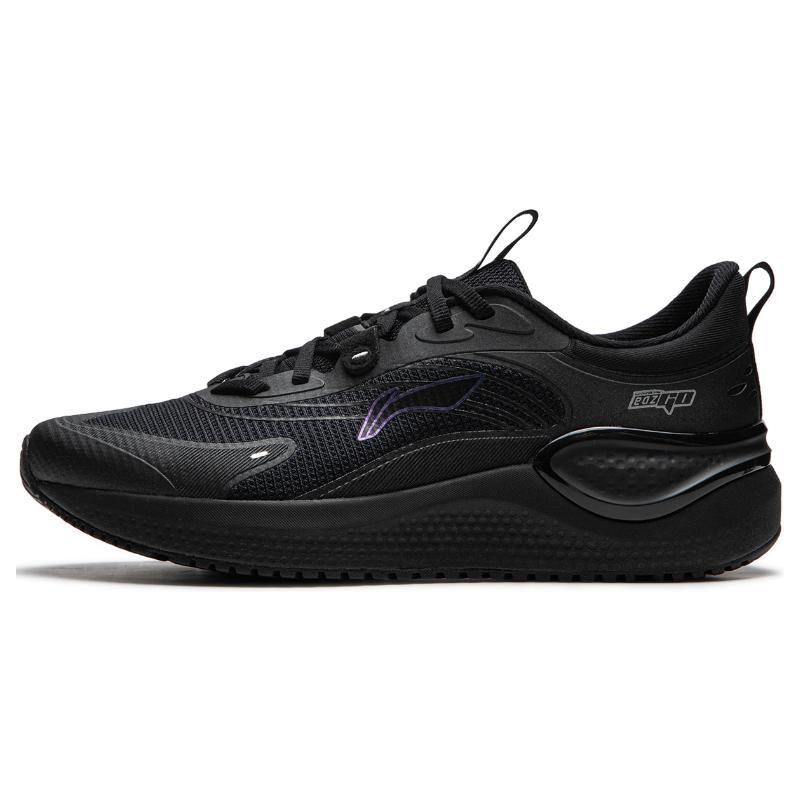 

New LiNing Eazgo V2 Cushioning, Wear Resistant Low Top Running Shoes Women s Black ARSU002-6 35.5