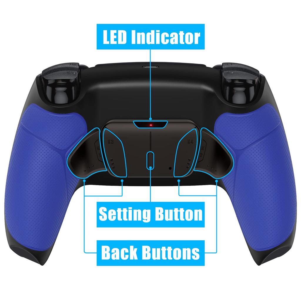 This is not a a metal RISE4 V3 back remapping kit with rubber compatible with eXtremeRate PS5 controllers and It includes an upgrade board for PS5 a