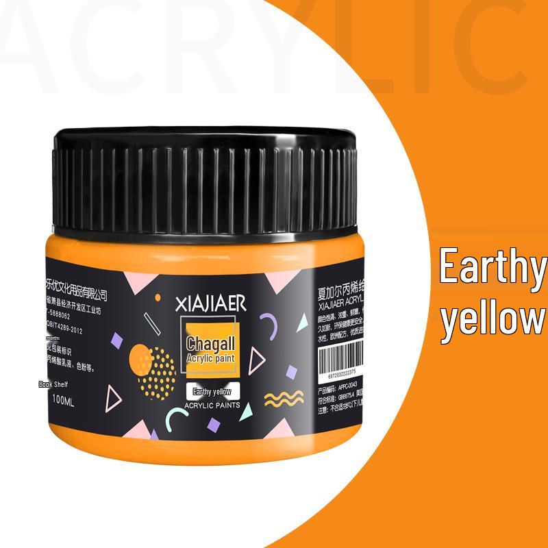 Acrylic Paint 100ml for Hand-painted Art: Wall, Graffiti, Stone, T-shirt - 38 Vibrant Colors