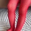 Summer Fishnet Diamond Pants Children'S Tight Fitting Pantyhose Baby'S Cute Sparkling Hollow Latin Dance Leggings Girl'S Gift