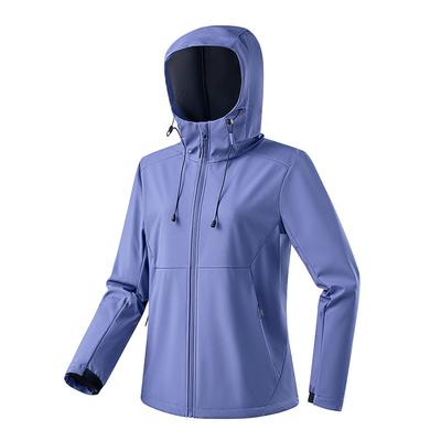 Outdoor Softshell Herren- und Damen Winddicht Wasserdicht Warm Mode Verbund Waffel Einteiler Fleece Kapuzenjacke