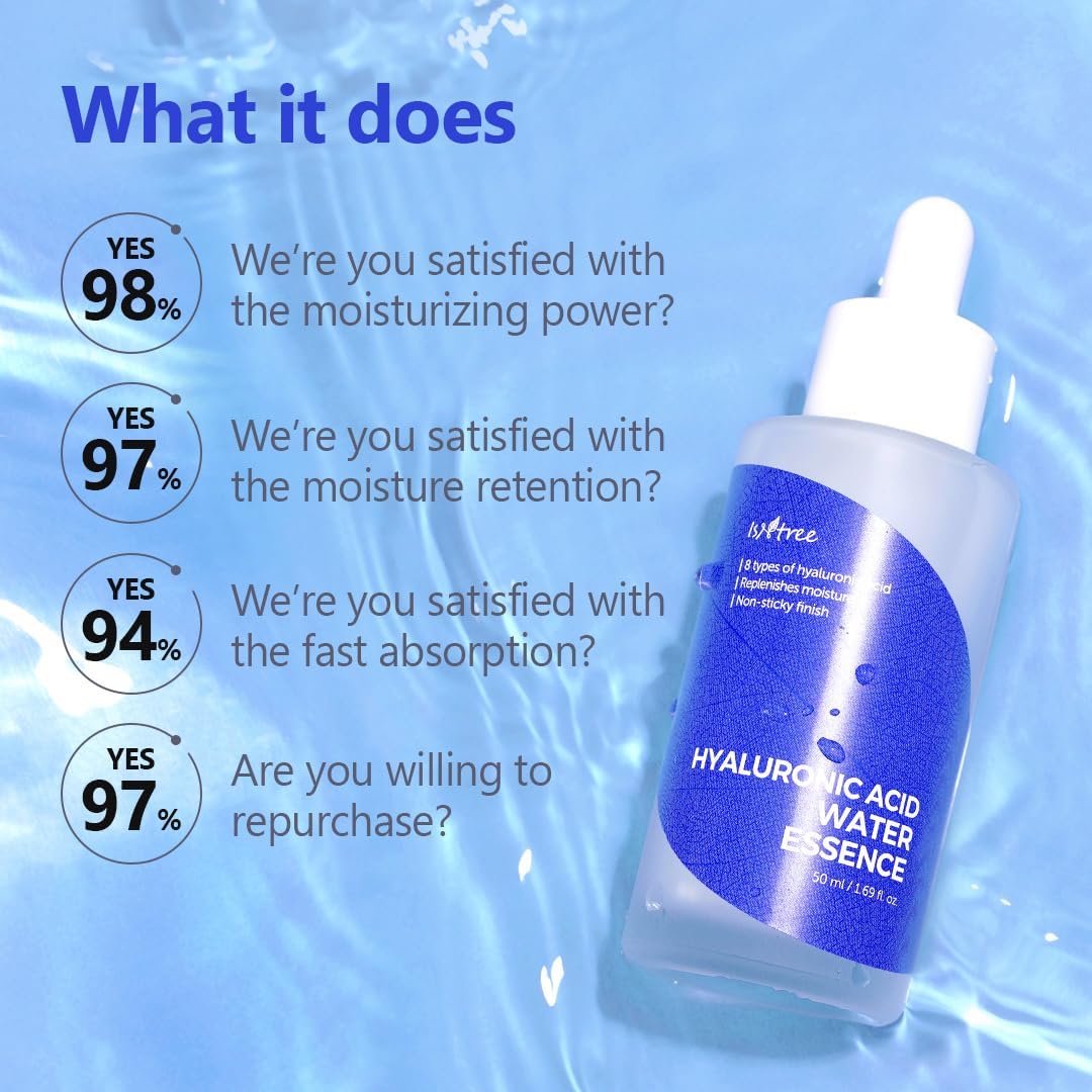 Isntree Hyaluronic Acid Water Essence 50ml AUTHENTIC STORE