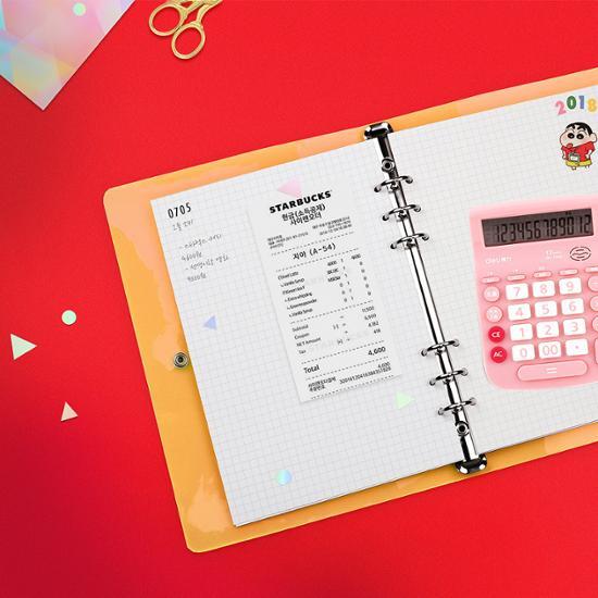 LucaLab A5 Six-hole Refill Jumbo Grid Notebook, a Popular Phrase In Korea