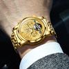 OLEVS Men's Watch Automatic & Manual Winding Mechanical Men's Fashion Stylish Waterproof Luminous Brand Men's Watch Business Stainless Steel watch for