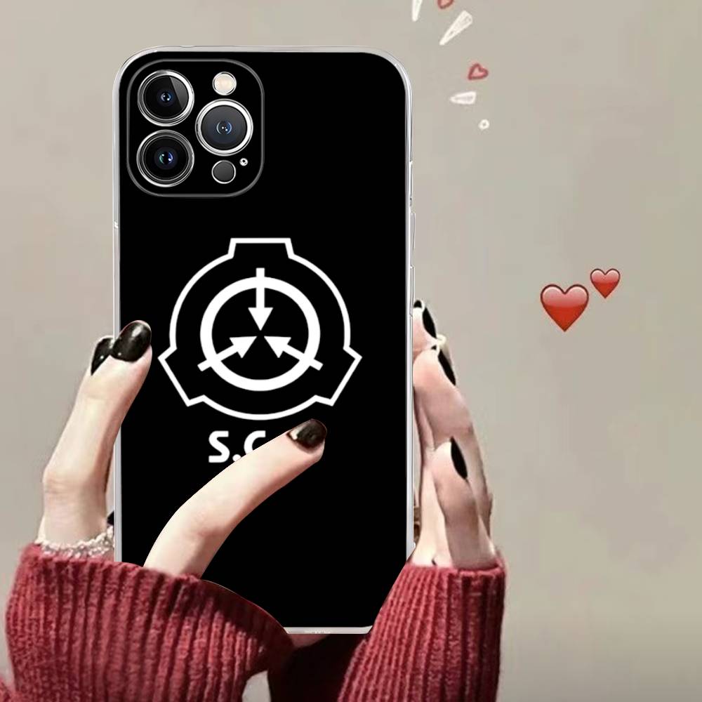 Classic Popular Scp F-Foundation Phone Case For IPhone 17 16 15 14 13 11 12 Pro Max 16 Plus Transparent