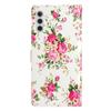 For Samsung Galaxy S25+ Wallet Case PU Leather Pattern Printing Stand Phone Cover with Strap