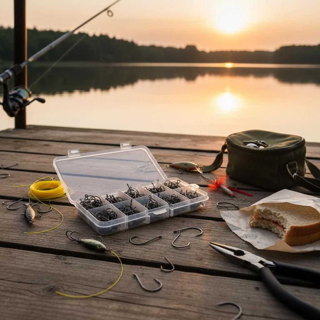 High-Strength Iseama Fishing Hooks 500Pcs 3-12# Hole Design Outdoor Fishing Accessories