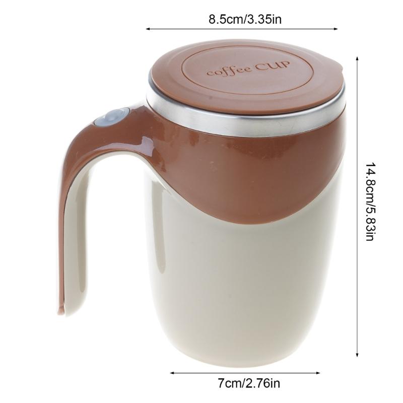 Automatic Stirring Coffee Mug Stainless Steel Electric Mixing Cup Rechargeable Rotating Magnetic Beverage Mixer
