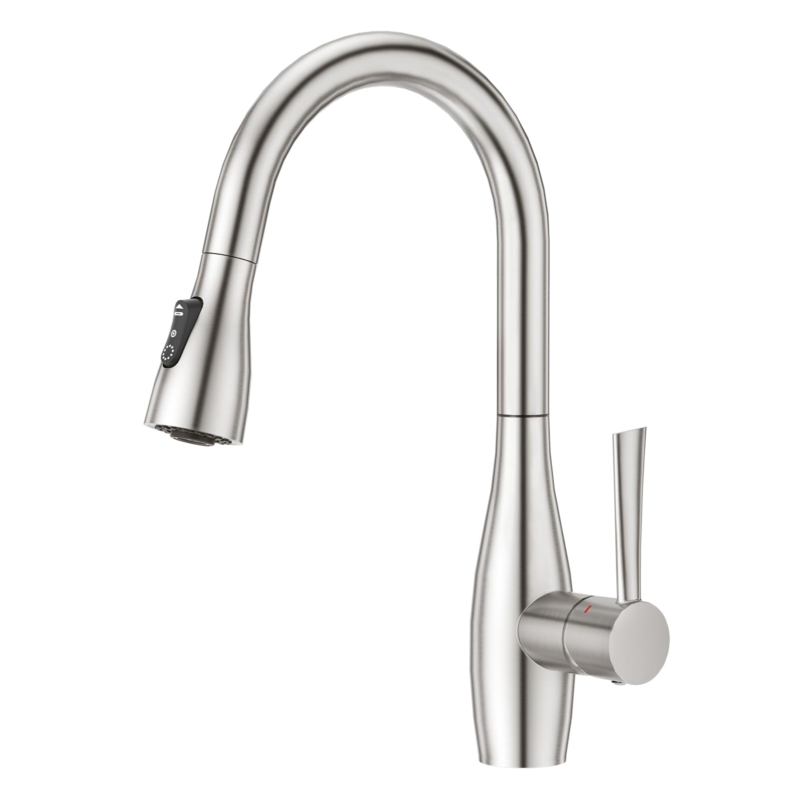 

CREA Kitchen Single Lever Kitchen Mixer Aerated Water Powerful Single Hole 360 Degree Water Stainless Japanese Instruction Manual Included Faucet,