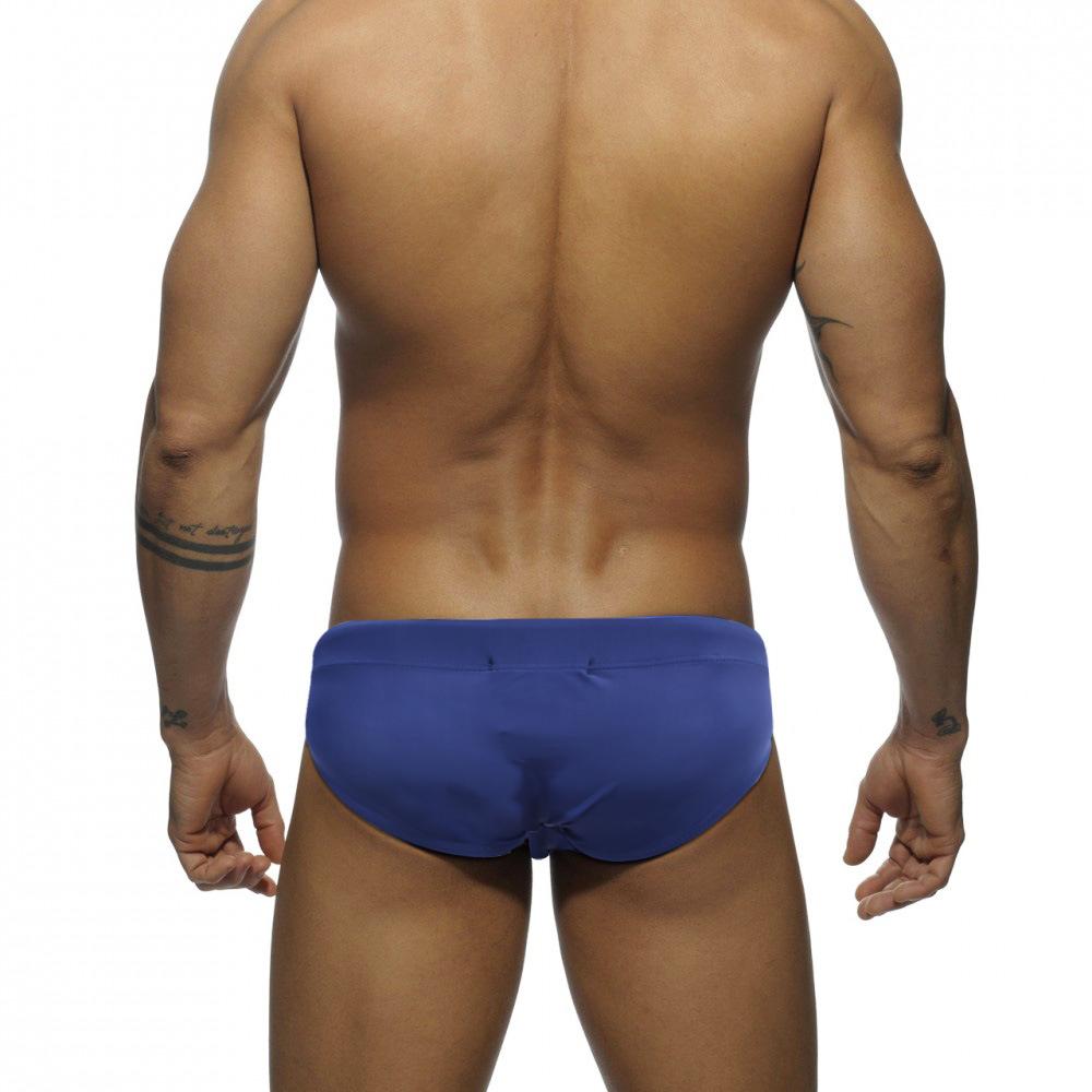 Men Swim Briefs Color Block Combination of Color Low Waist Tight Fit Sexy Swimwear Beach Wear Tanning Surfing