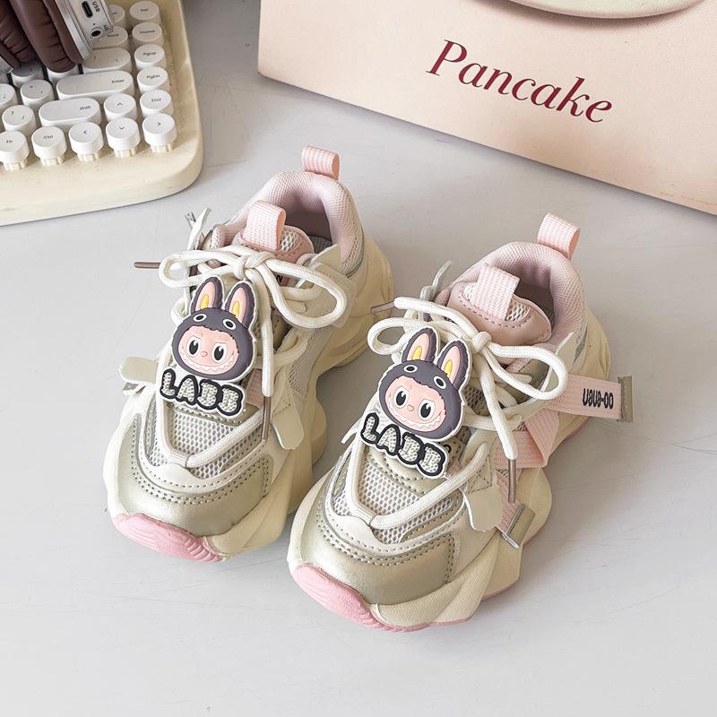 Classmate Girl Autumn 2025 New Rabub Children's Sports Shoes Little Girl Fashion Explosion New Fashion