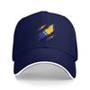 Spring Bosnia Flag Symbol Baseball Cap  Outdoor Sport Fashion Design Sun Trucker Hat Unisex Adult Hot Sale Baseball Caps