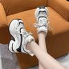Fashion Spring Women Chunky Casual Sneakers Platform Sports Shoes Summer Thick Bottom Breathable Mesh Casual Shoes 10CM High Heels Woman
