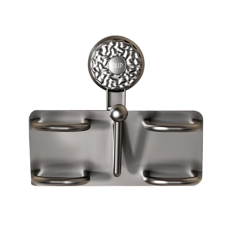 Wall-Mounted No-Drill Bathroom Comb Storage Box