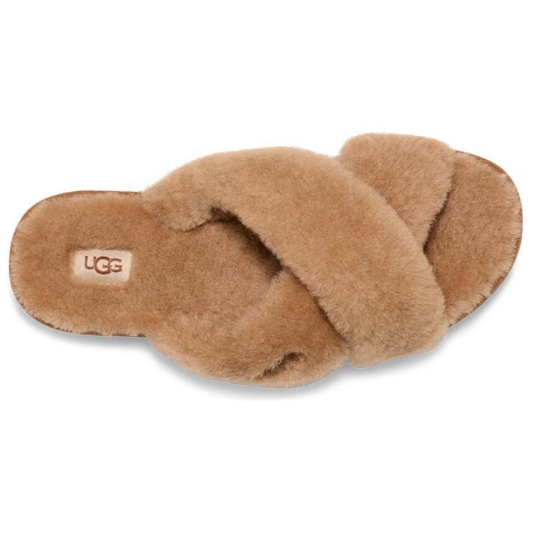 UGG Slip Resistant Slide Slippers Women's Brown 1107955-CHE