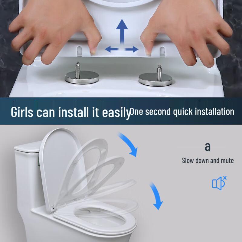 Copri sedile per WC universale a forma di V FEEGOO