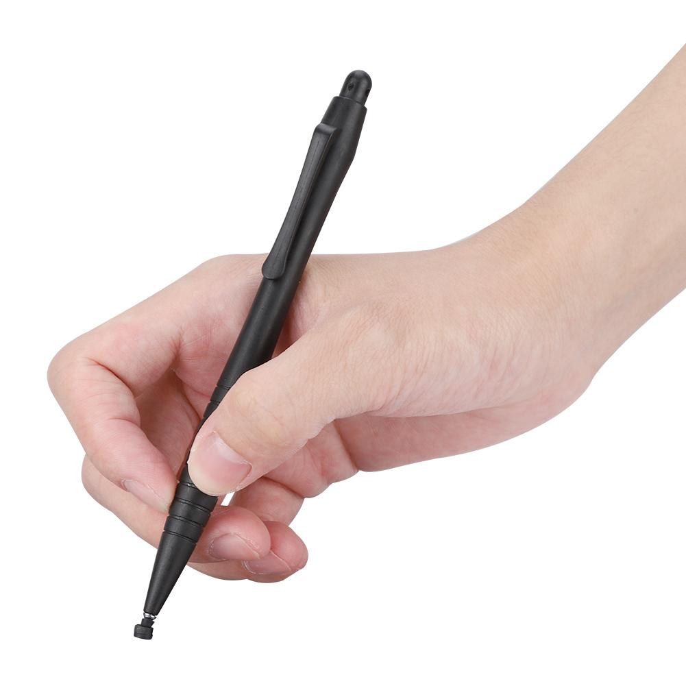 Pen Clip Type 4mm Writing Touch Stylus Mobile Phone Tablet High Precision Stylus Pen(Black)
