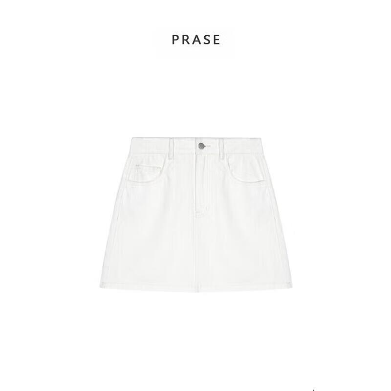 PRASE Women s Cotton Denim Mini Skirt XL