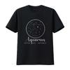 Aquarius Star Chart Zodiac T Shirt Vintage Washed Breathable Graphic Casual Unisex Stylish Comfortable Versatile Slightly