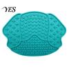 Anti-choke Pet Feeding Mat Slow Food with Strong Suction Cup, Puppy Head Design Grade Silicone Mat, Dog Eating Bowl Accessory for Prevent Choking