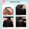 12pcs/set Shiny Threads Glitter Hair Tinsel Kit Multicolor Silk Hair Glitter String Extensions Accessories For Women Headdress