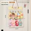 Cartoon Hanging Storage Bag With Felt Material For Bedroom Organizing And Doll Display