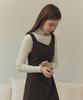 ZEROSTREET [2 Colors] Half Turtleneck Basic Knit
