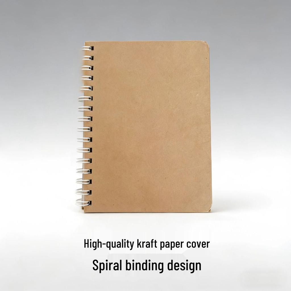 A6 Solid Color Spiral Notebook - Premium Business Diary & Student Sketchbook