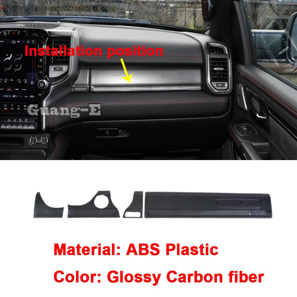For Dodge Ram 1500 TRX   2024 ABS Steering Wheel Frame Dashboard Armrest Handle Panel Air Outlet Vent Trim Gear