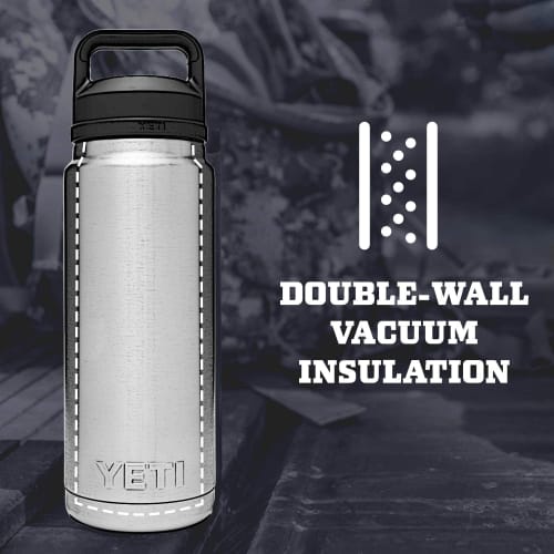 YETI Rambler 26oz Vacuum Insulated Stainless Steel Bottle with Chug Cap