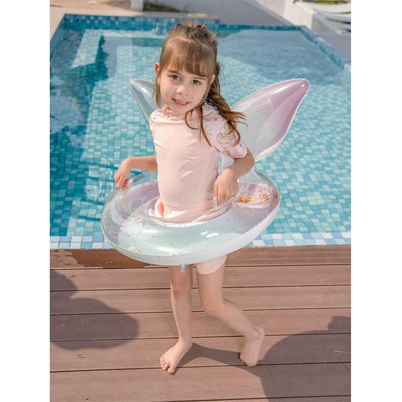Childrens Ring Swimming Sequins Thickened Cartoon Colorful Mermaid Pattern