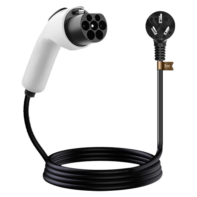 Portable 3.5kW Universal EV Charger with 7-Hole Charging Head