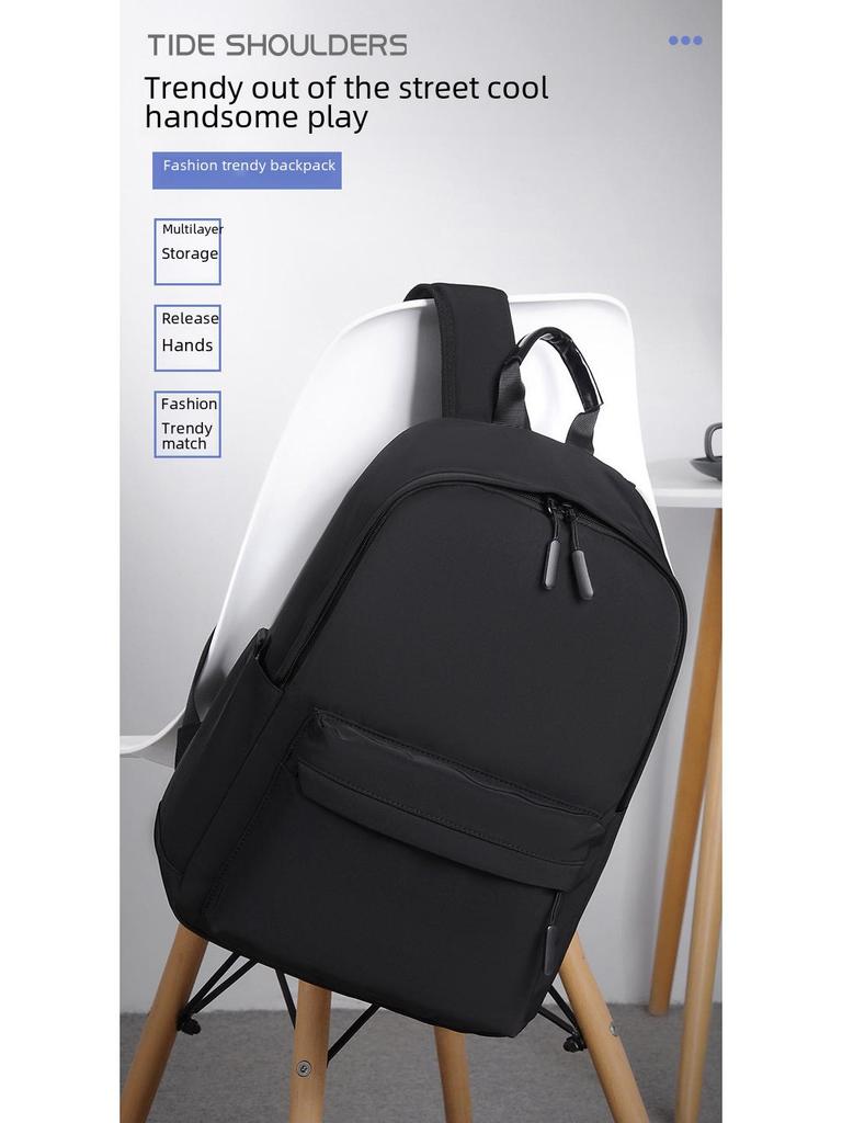 14-Inch Lightweight Waterproof Unisex Backpack for Casual or College Use