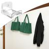 Adhesive Hat Hooks For Wall No Punching Hat Hanger Space-Saving No-Drilling Hooks For Workplace Bedroom Closet Kitchen Bathroom