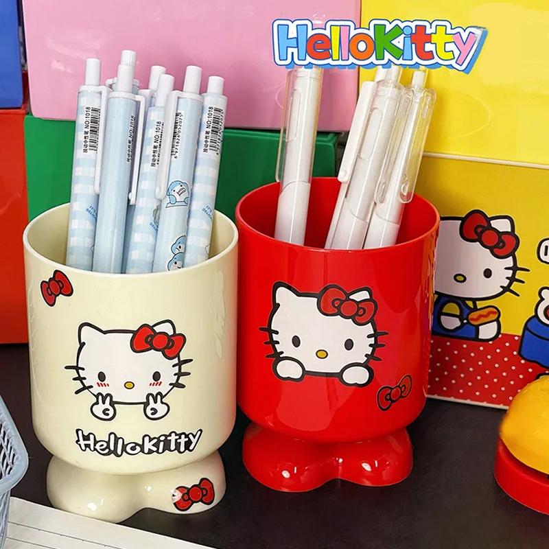  Pen Holder Creative Cartoon Anime  Pen Box Desktop Storage Pen Bag Makeup Brush Storage Container Student Box
