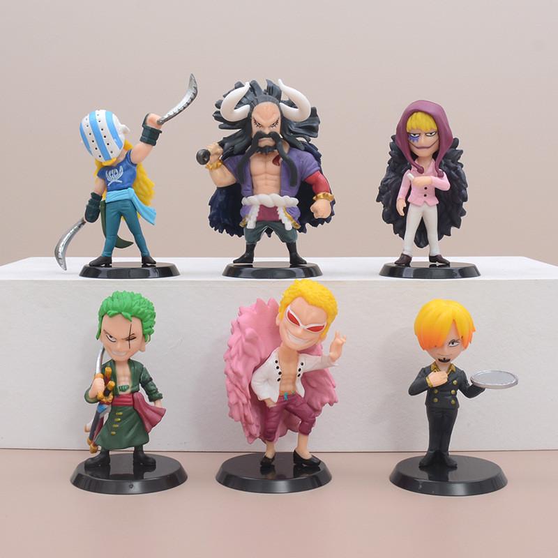 Pvc Piece One Model Ornament Set Of Six For Anime Enthusiasts And Display