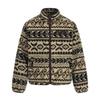 2025 Unisex American Retro Fair Isle Lambswool Jacket - Stand Collar Winter Outerwear