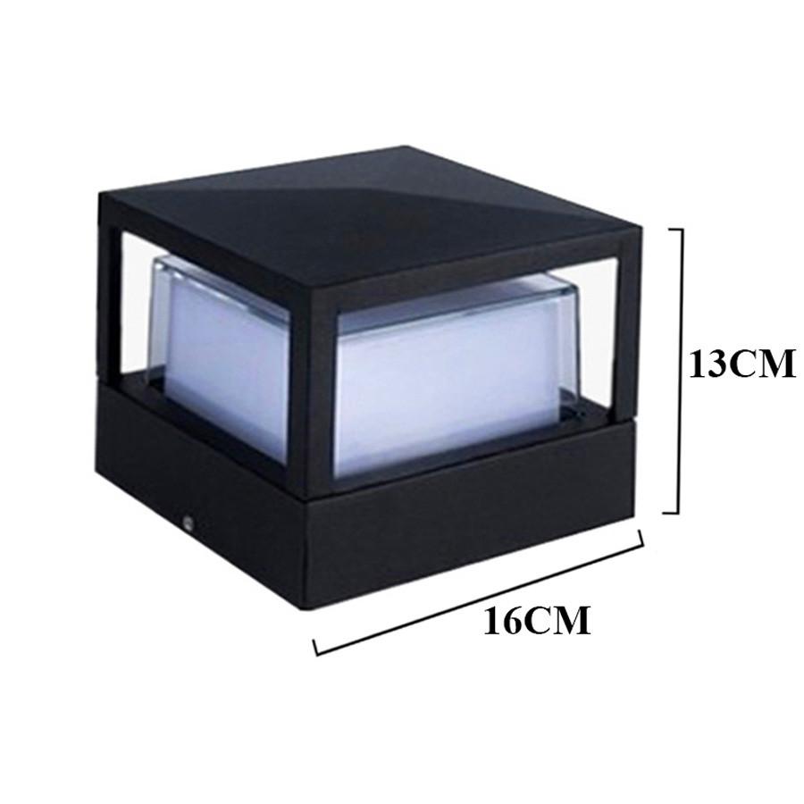 7/12W Outdoor Modern LED Post Light Waterproof LED Fence Deck Column Cap Lamp Villa Garden Balcony Porch Stigma Light