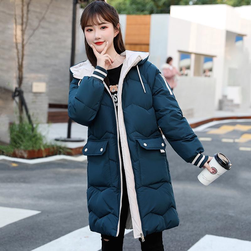 Padded clothes women's medium and long winter clothes new loose bread clothes down padded clothes jacket jacket