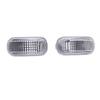 1 Pair Front Side Marker Light Lamp Covers Housing 34301 S5H T02 Replacement for City EP3 Stream Jazz FIT White