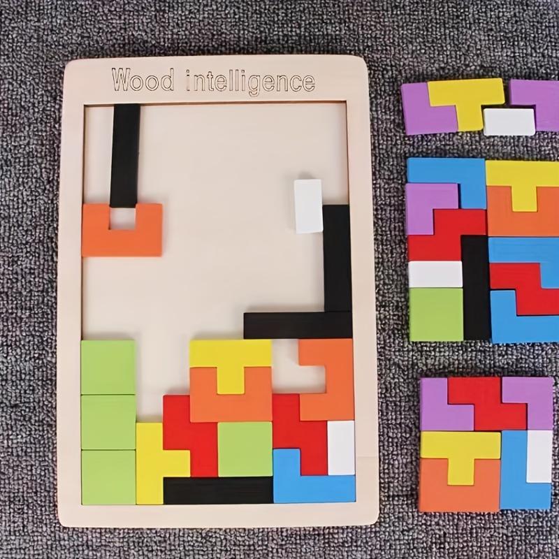 Wooden Puzzle Children Toys Montessori Preschool Education Fun Game Improve Thinking Logic Learn Puzzle Game Festival Gift Toy