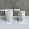 Soap Molds Candle Moulds Small Owl Shaped Silicone Crafts Mould Silicone Material Perfect Gift for  Hand-Making Lover