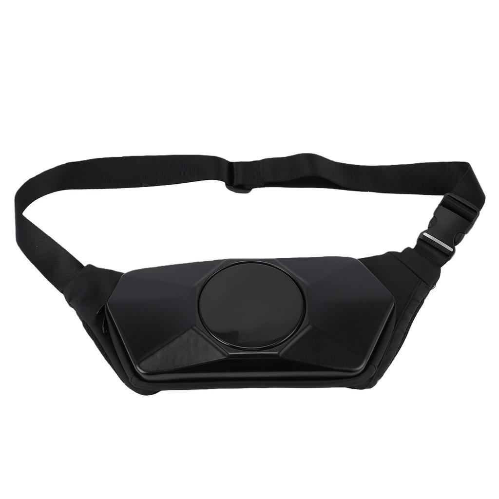 Sling Bag with LED Display for Men Women Water Proof Fanny Pack Waist Bag for Cycling Travel