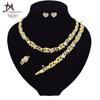 T0245 High Quality 14K Gold Plating Jewelry Women Jewelry Set 14k Gold Plating Diamond XOXO Jewelry Set