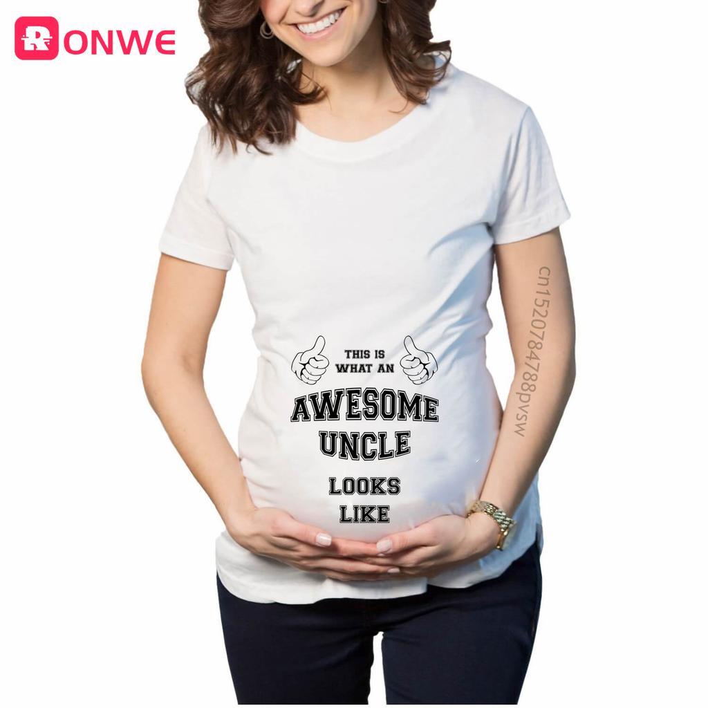 T-shirt Stampata da Donna Incinta 'Baby Girl Loading' Maglietta a Maniche Corte da Mamma Annuncio Gravidanza Top Tee