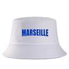 MARSEILLE Frankreich Stadt Druck Eimerhut Unisex Damen Baumwolle Sommer Sonnenschutzmütze Streetwear Panama Hut Unisex Outdoor Strand Angelhüte